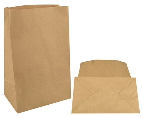 Een papstar papier-tas met blokbodem 220x185x97 mm koop je bij NiceSupplies.nl