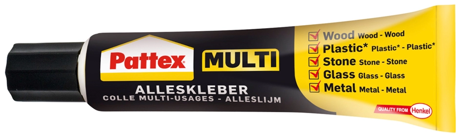 Een pattex alleslijm multi oplosmiddelvrij 20gr tube koop je bij NiceSupplies.nl