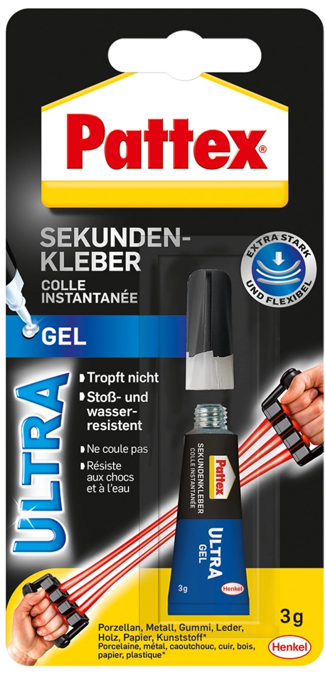 Een pattex secondealleslijm ultra gel 3gr tube koop je bij NiceSupplies.nl