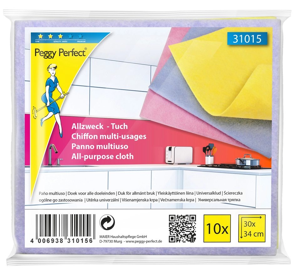 Een peggy perfect vlies-universele doek 10 stuks pak koop je bij NiceSupplies.nl