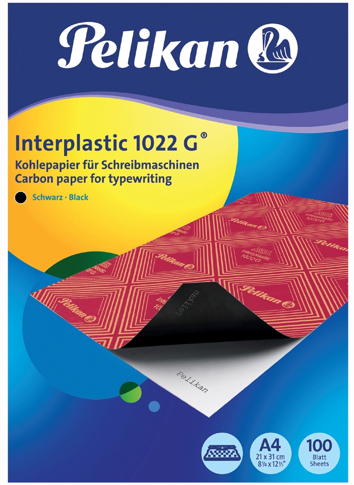 Een pelikan carbonpapier interplastic 1022gr 10 blad koop je bij NiceSupplies.nl