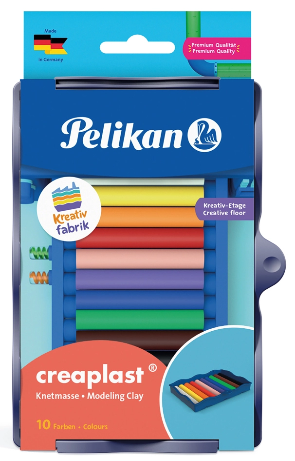 Een pelikan creatieffabrik kleurpotlood watervermalbar 8 kleuren koop je bij NiceSupplies.nl