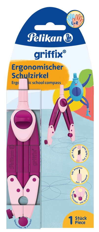 Een pelikan griffix schoolzirkel sweet berry hangfalttas koop je bij NiceSupplies.nl