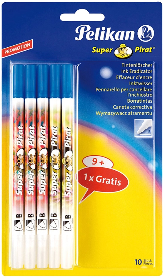 Een pelikan inktkiller super piraat 850b 10 stuks blisterkaart koop je bij NiceSupplies.nl