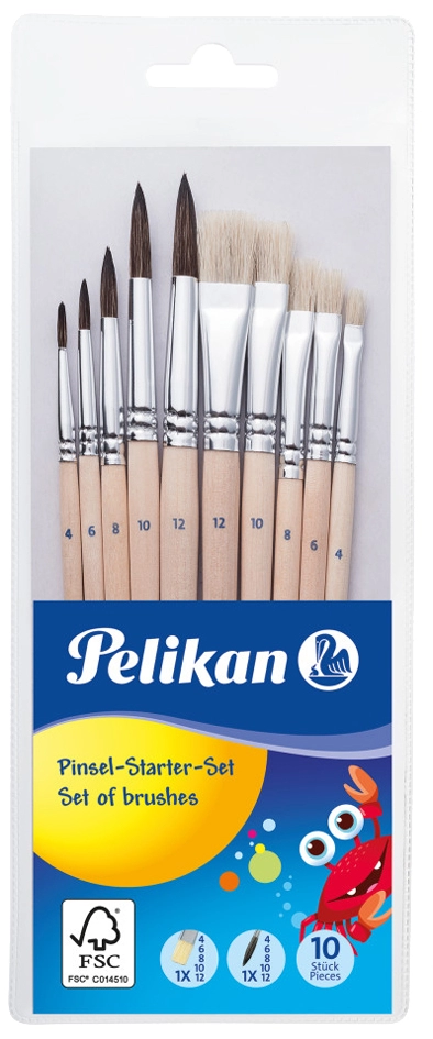 Een pelikan penseel starter-set koop je bij NiceSupplies.nl