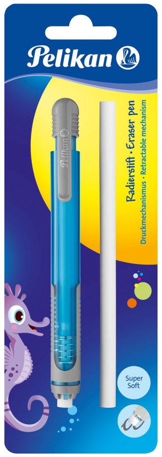 Een pelikan radeerstift incl vervangingsgum assorti gekleurd koop je bij NiceSupplies.nl