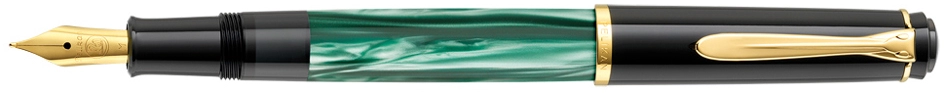 Een pelikan rollerpen m 200 groen gemarmerd schrijfbreedte b koop je bij NiceSupplies.nl