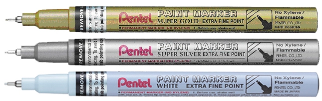 Een pentel lakmarker paint marker mmp10 gold koop je bij NiceSupplies.nl