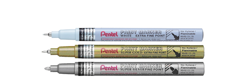 Een pentel lakmarker paint marker msp10-mfp10 in display koop je bij NiceSupplies.nl