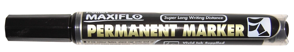 Een pentel permanent-marker maxiflo nlf60 zwart koop je bij NiceSupplies.nl