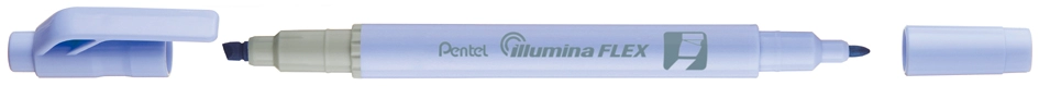 Een pentel tekstmarker illumina flex pastel pastel blauw koop je bij NiceSupplies.nl