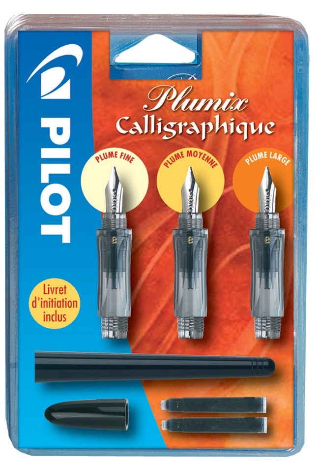 Een pilot kalligrafie-f?llhater plumix 3 stuks set koop je bij NiceSupplies.nl