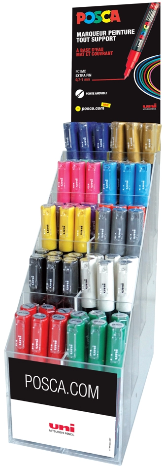 Een posca pigmentmarker pc-1mc 72 stuks display koop je bij NiceSupplies.nl