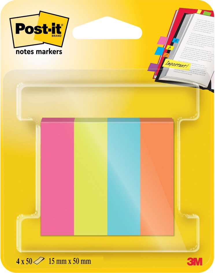 Een post-it haftstreifen page marker 15x50 mm poptimistic koop je bij NiceSupplies.nl