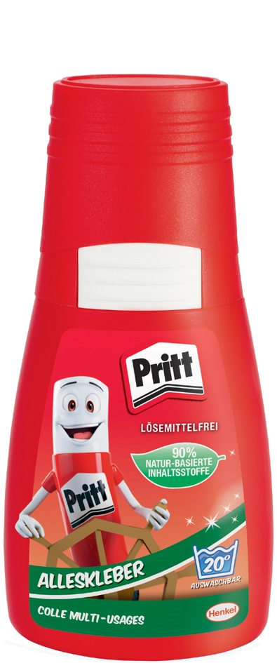 Een pritt alleslijm oplosmiddelvrij 100gr fles koop je bij NiceSupplies.nl