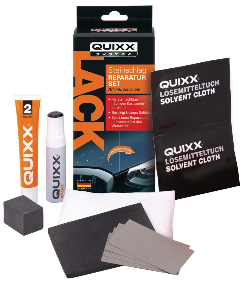 Een quixx lak-steenslag reparatie-set zilver koop je bij NiceSupplies.nl