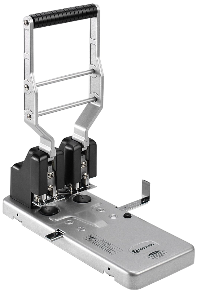 Een rexel perforator hd2150 zwart-zilver koop je bij NiceSupplies.nl