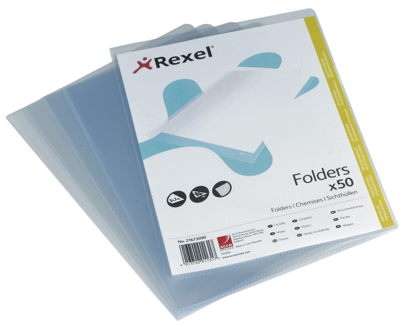 Een rexel showtas standard a4 pp glashelder 0-12mm koop je bij NiceSupplies.nl