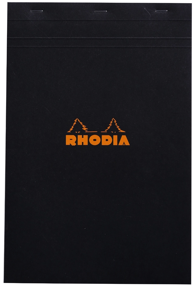 Een rhodia schrijfblok no 19 din a4 en blanco orange koop je bij NiceSupplies.nl