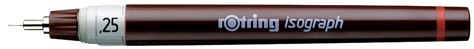 Een rotring tekenpen isograph 0-80mm zwart koop je bij NiceSupplies.nl