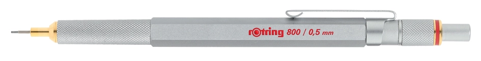 Een rotring vulpotlood 800 0-7mm zilver koop je bij NiceSupplies.nl