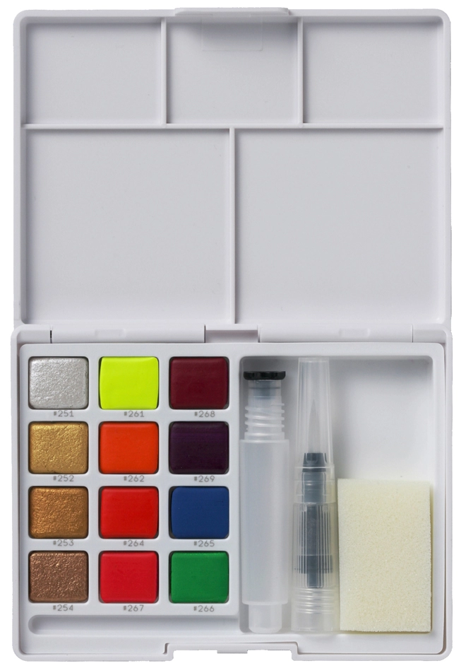 Een sakura aquarelverf koi water colors sketch box 24 koop je bij NiceSupplies.nl