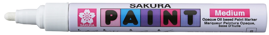 Een sakura permanent-marker paint marker medium blauw koop je bij NiceSupplies.nl