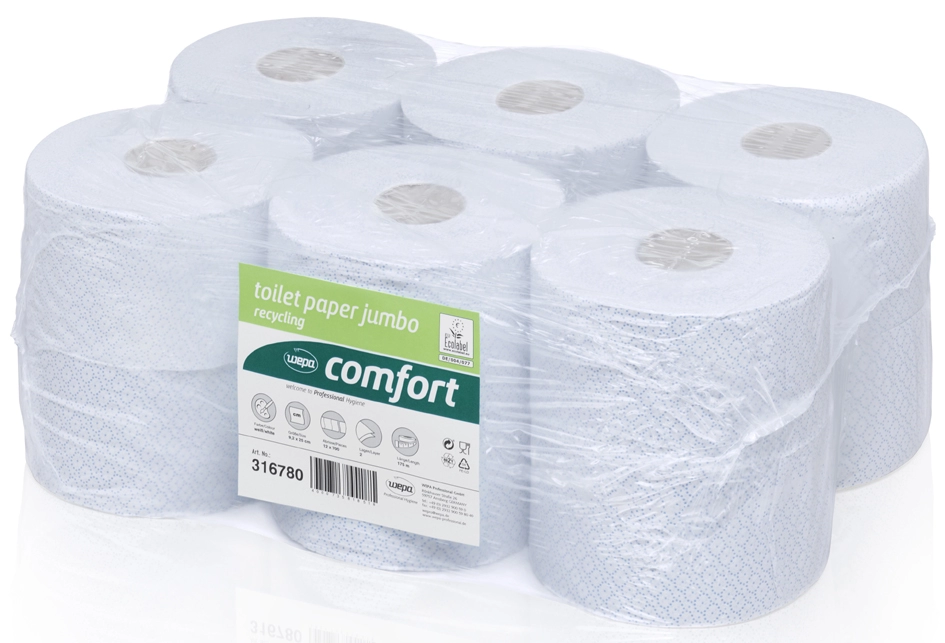 Een satino by wepa grote rollen-toiletpapier comfort 320 m koop je bij NiceSupplies.nl