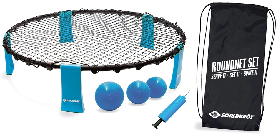 Een schildkrot fun-sport round net set koop je bij NiceSupplies.nl