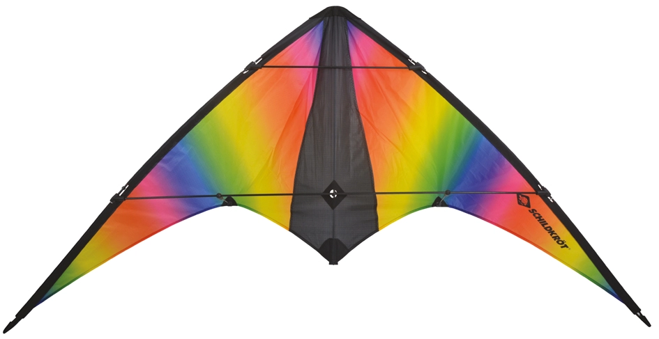 Een schildkrot lenkdrache stunt kite 160 regenbogenfarben koop je bij NiceSupplies.nl