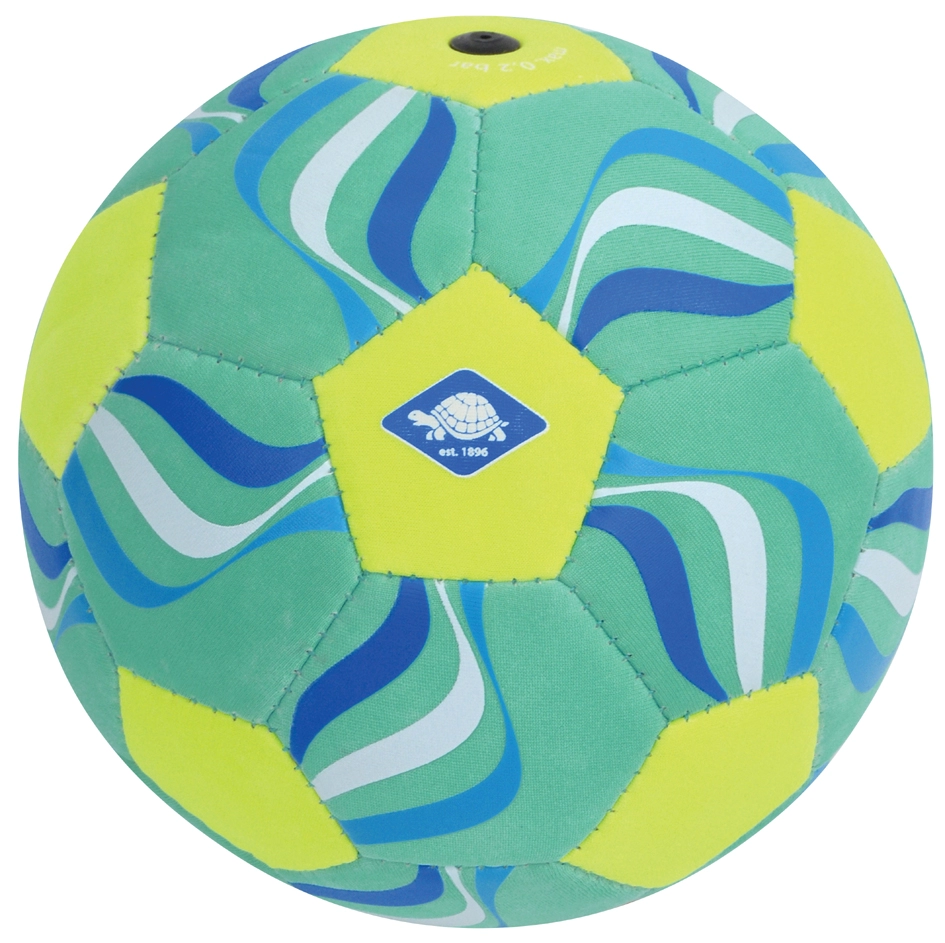 Een schildkrot neopren voetbal mini-beachsoccer maat 2 koop je bij NiceSupplies.nl