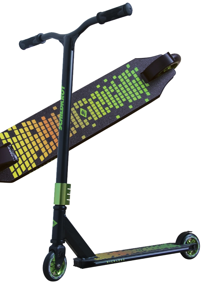 Een schildkrot tretroller stunt scooter kickless forest koop je bij NiceSupplies.nl