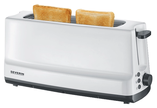 Een severin 2-ruiten-toaster at 2232 wit / zwart koop je bij NiceSupplies.nl