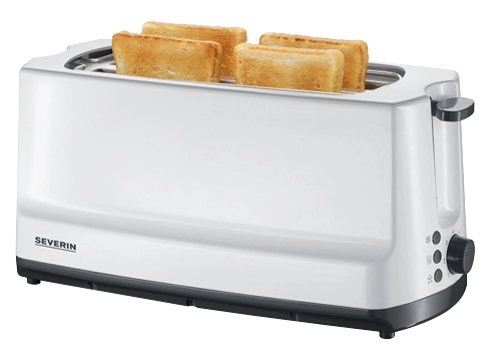 Een severin 4-ruiten-toaster at 2234 wit / zwart koop je bij NiceSupplies.nl