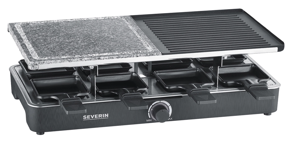 Een severin raclette-grill rg 2376 naturgrillstein/grillplaat koop je bij NiceSupplies.nl