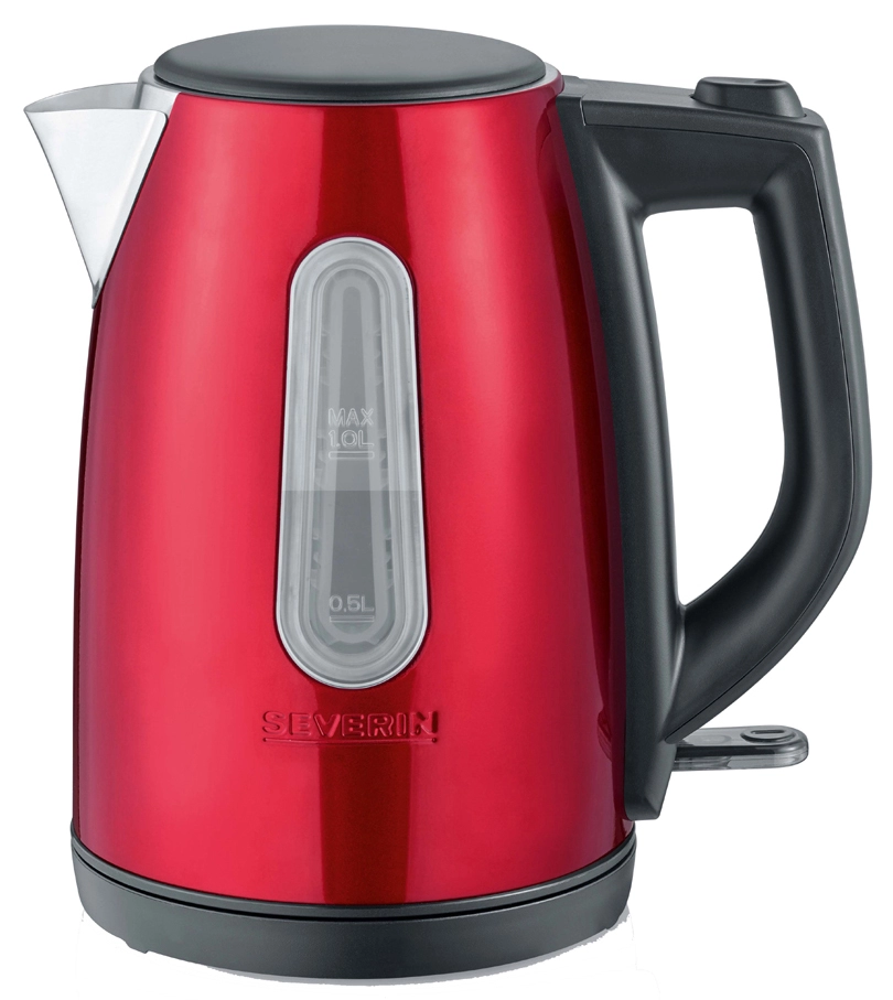 Een severin waterkoker wk 3417 2.200 w 1,0 l rood / zwart koop je bij NiceSupplies.nl