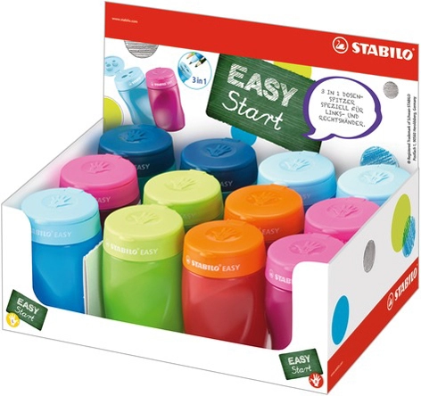 Een stabilo puntenslijper easysharpener 12 stuks karton-display koop je bij NiceSupplies.nl