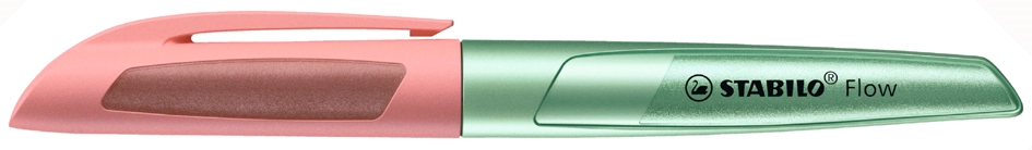 Een stabilo vulpen flow cosmetic metallic lila/groen koop je bij NiceSupplies.nl