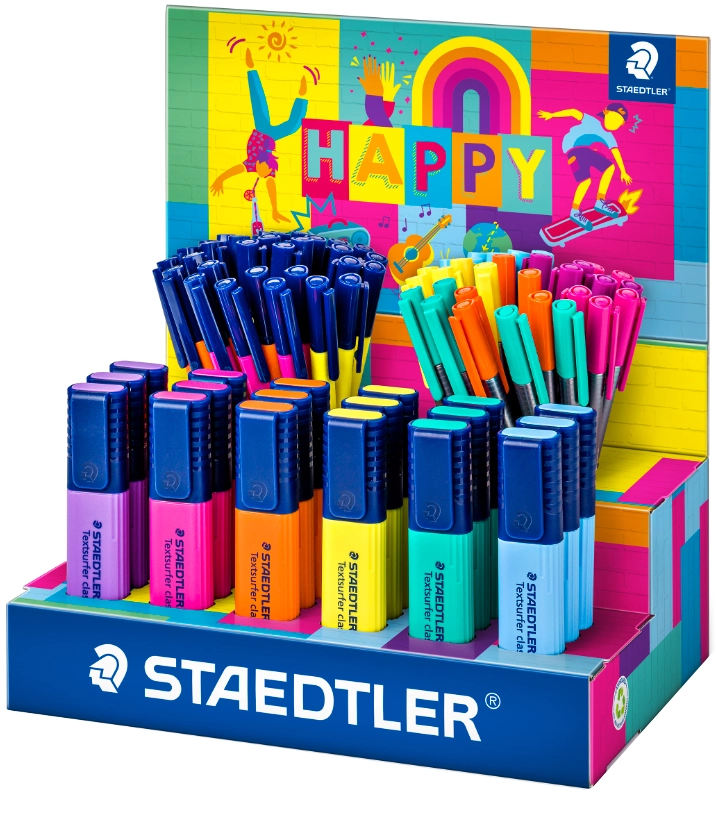 Een staedtler display serie happy 78 stuks display koop je bij NiceSupplies.nl