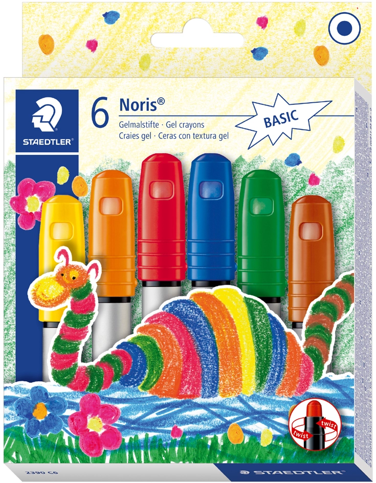 Een staedtler gelmalstift noris club 6 stuks etui koop je bij NiceSupplies.nl