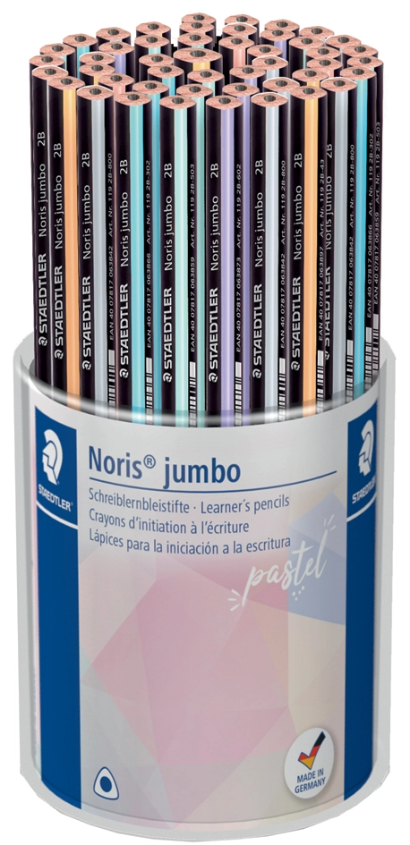 Een staedtler potlood noris jumbo pastel hardheid hb 48 stuks koop je bij NiceSupplies.nl