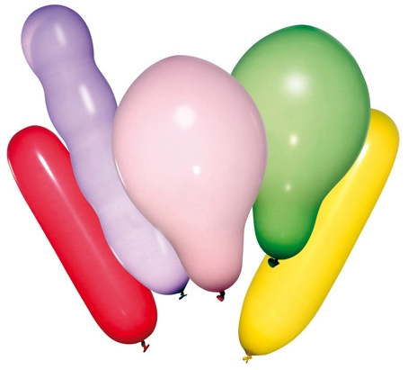 Een susy card ballonnen kleuren en vormen assorti koop je bij NiceSupplies.nl