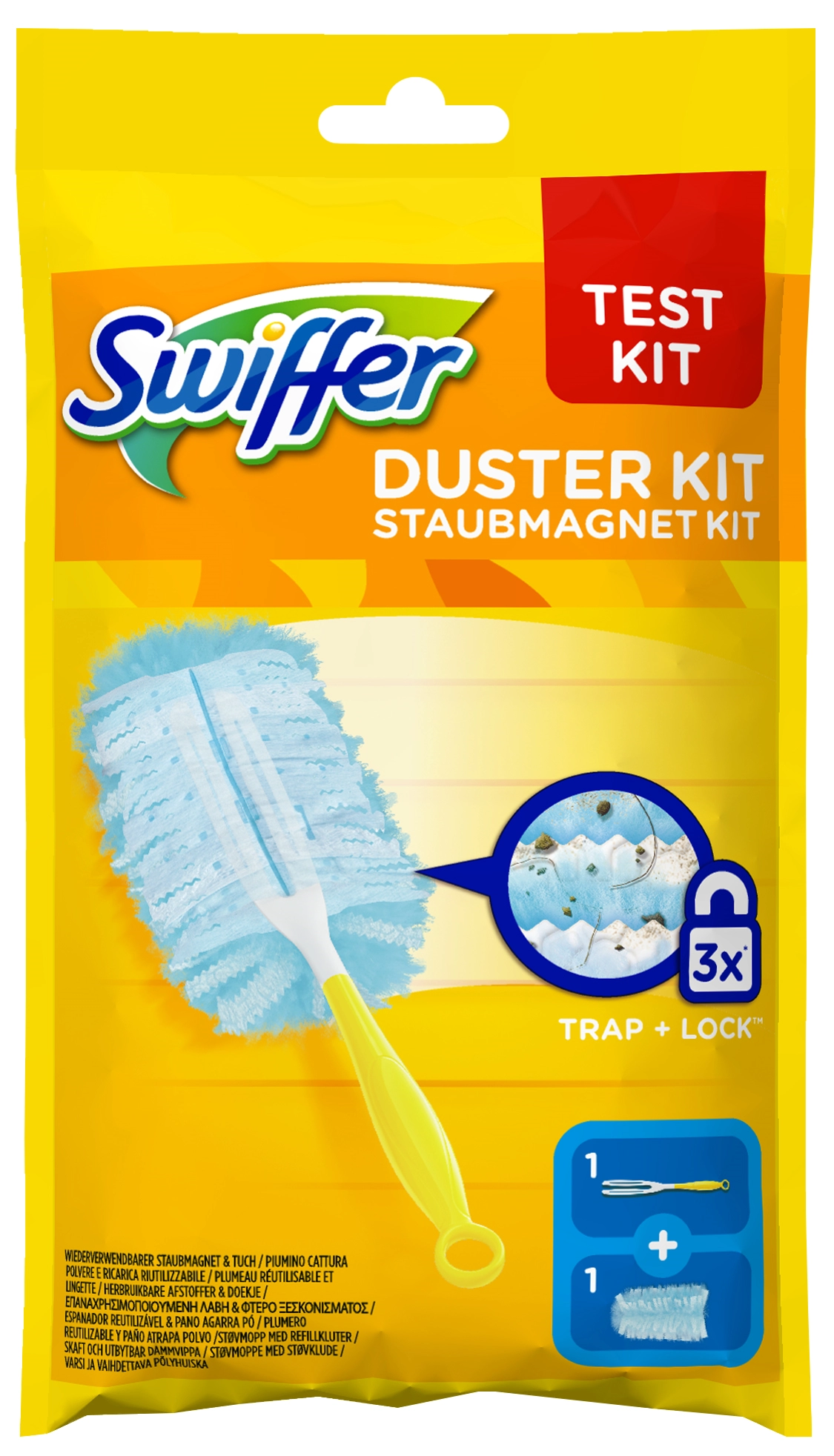 Een swiffer stofvanger doeken 4 stuks navullingpak koop je bij NiceSupplies.nl