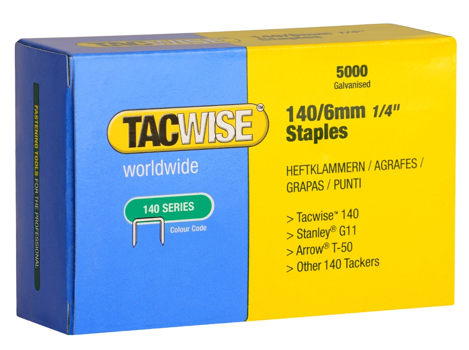 Een tacwise nietjes 140-12mm verzinkt 5000 stuks koop je bij NiceSupplies.nl