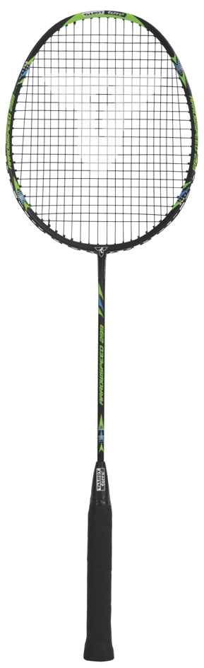 Een talbot torro badmintonracket arrowspeed 299 zwart/groen koop je bij NiceSupplies.nl