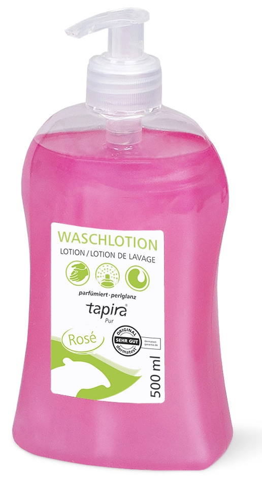 Een tapira handwaszeep rosé 500 ml dispenser-fles koop je bij NiceSupplies.nl