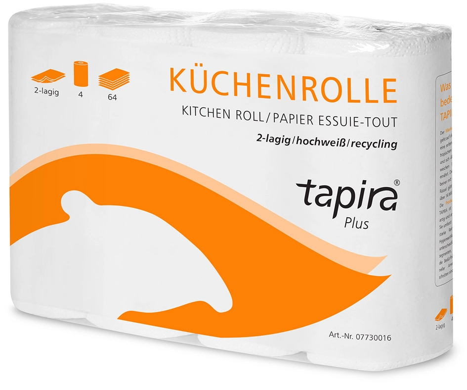 Een tapira keukenrol plus-2-laags-hoogwit-grootverpakking koop je bij NiceSupplies.nl