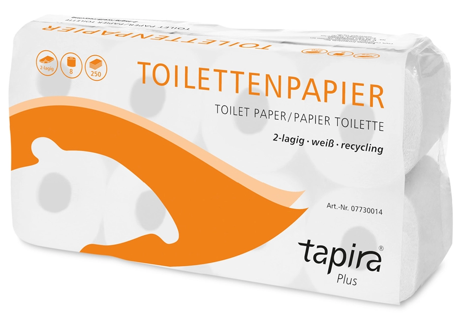 Een tapira toiletpapier 2-laags wit grootverpakking koop je bij NiceSupplies.nl