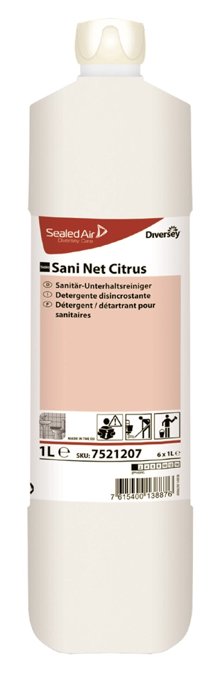 Een taski sanitairreiniger sani net citrus 1 liter koop je bij NiceSupplies.nl