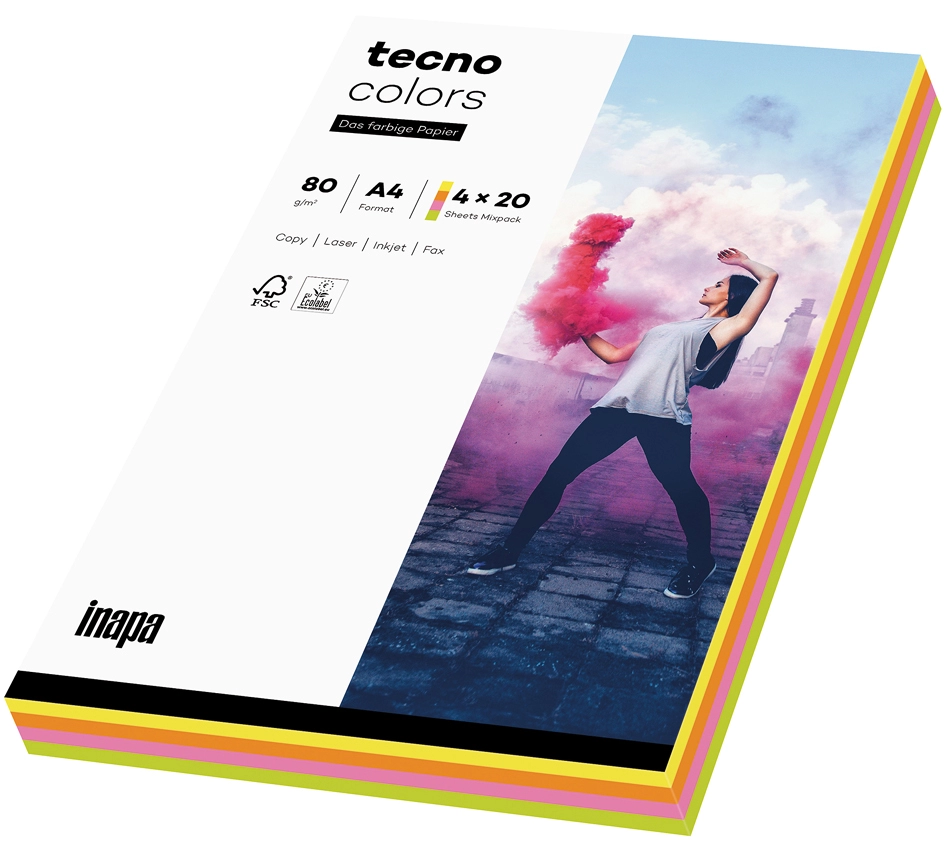 Een tecno kopieerpapier colors a4 80gr neonpink koop je bij NiceSupplies.nl